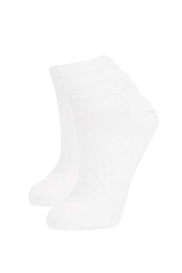 Women's Seamless 2-Piece Bamboo Booties Socks B6008Axns