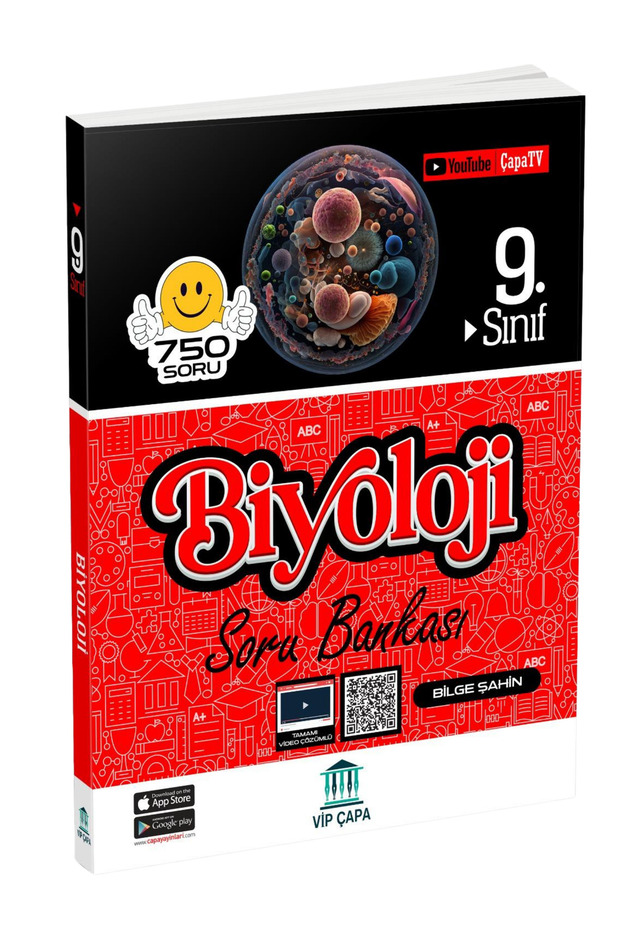 ÇAPA YAYINLARI 9.SINIF BİYOLOJİ SORU BANKASI - 1