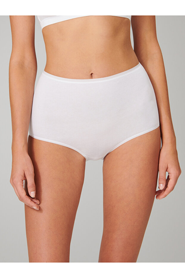 Women's briefs 2-pack - Maxi, underpants, Cotton Stretch 95/5, plain - 3