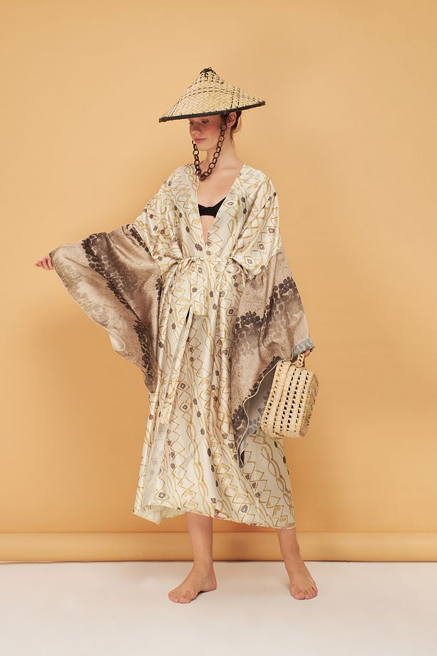 Cinnamon Charm Kaftan TEKS-00071 - 5