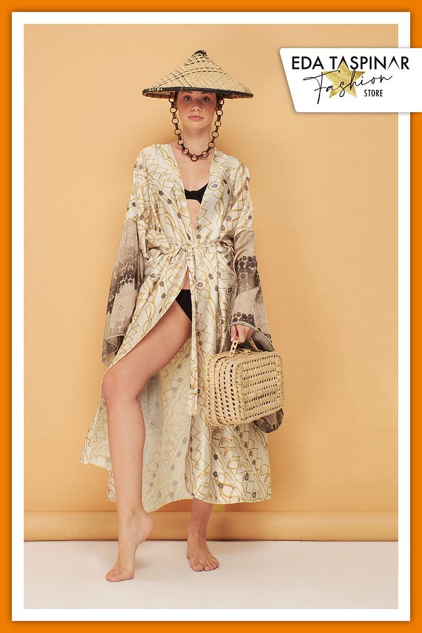 Cinnamon Charm Kaftan TEKS-00071 - 1