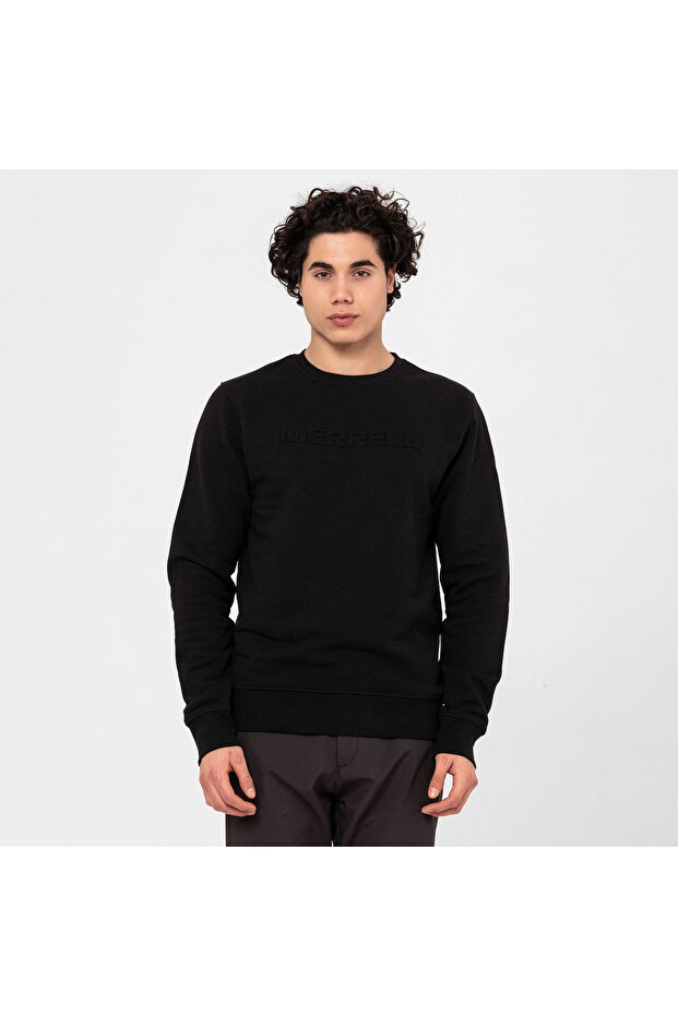 Simple Erkek Siyah Sweatshirt ERKEK SWEATSHIRT M23SIMPLE - 3