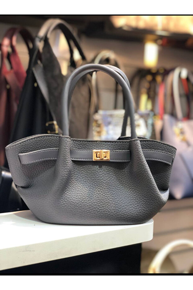 Mini Size Snap Closure Adjustable Long Strap Hand and Shoulder Bag - 1