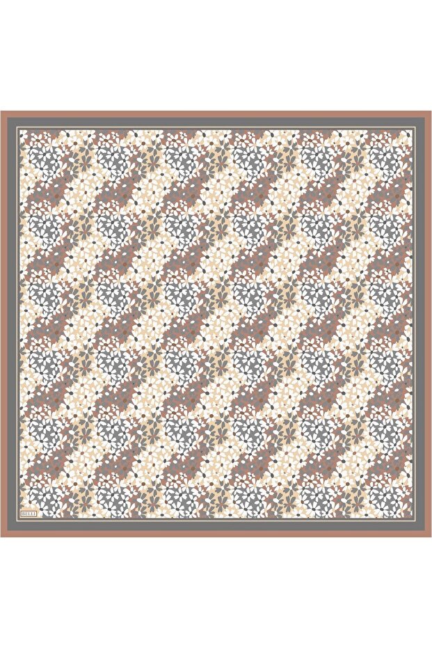 BELLİ SAF İPEK EŞARP 4013D (TWİLL) - 5