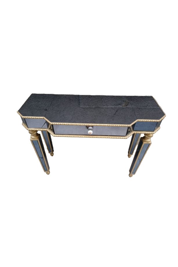 Dresuar St 18470 Hayal Model Kayın Ayak Gold Renk Füme Ayna Kaplama Çekmec Elyapı - 6