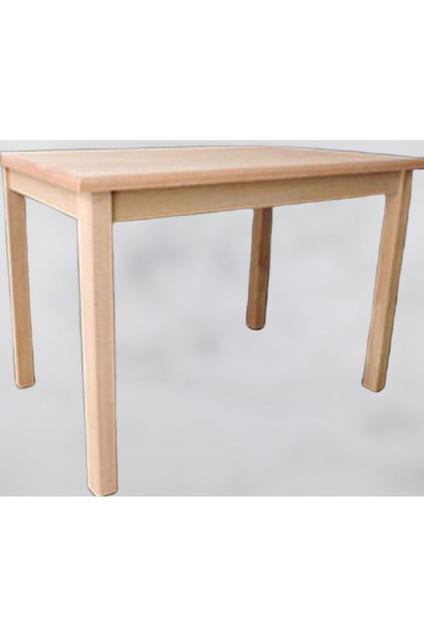 Masa 12898 Cafe Model Kayın Ayak Kaplama Tabla Ham Sabit Masa Kutu Sevk Elyapı - 1