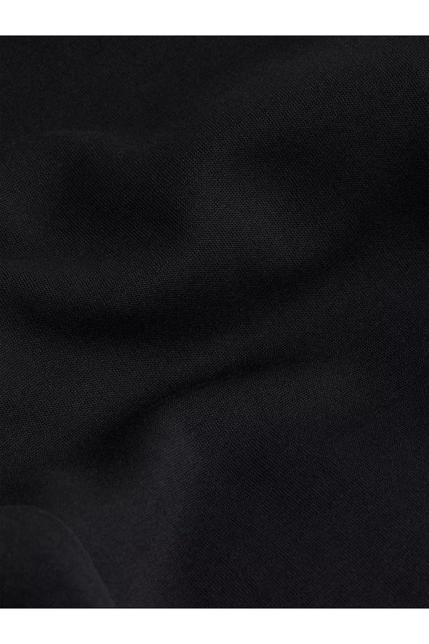 Kadın Yüksek Bel Pamuklu Slim Fit Dar Paça Siyah Eşofman Altı K20K207945-BEH - 5