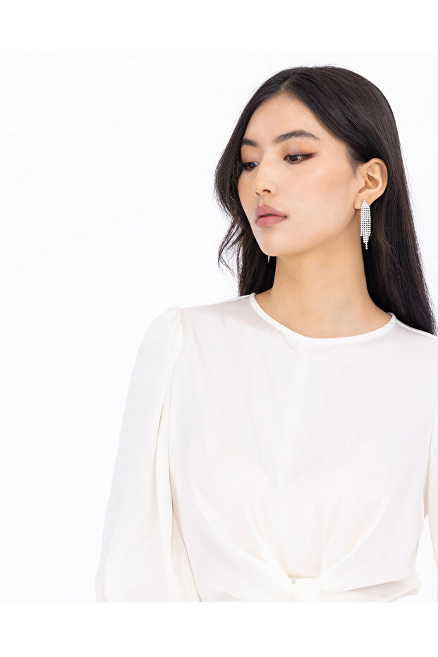 Bağlamalı Bluz - 5