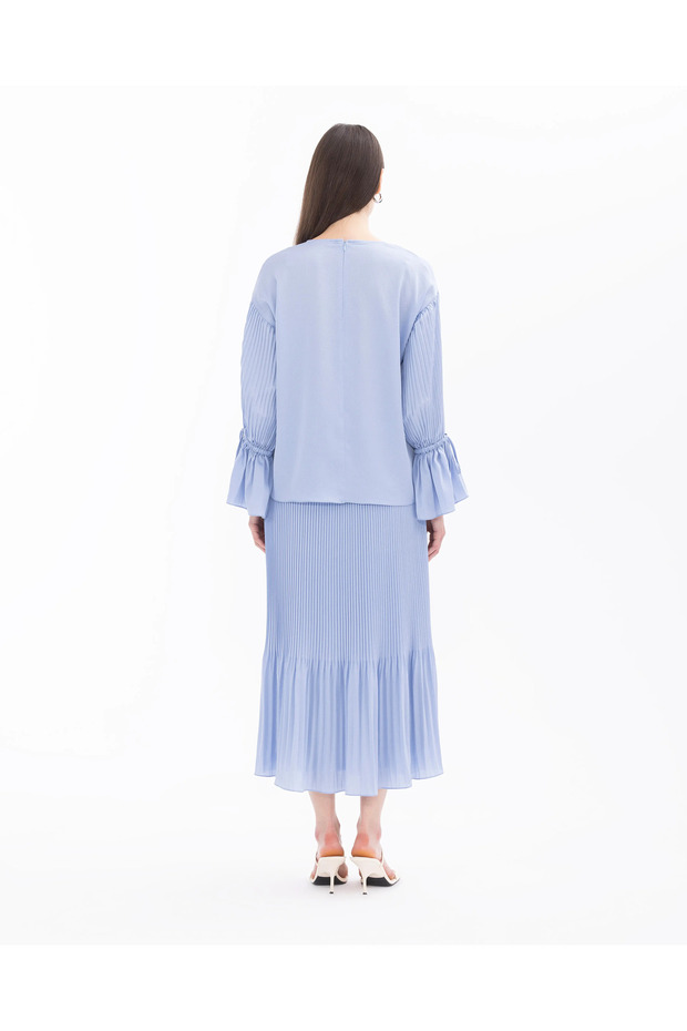 Pliseli Maxi Boy Etek - 5