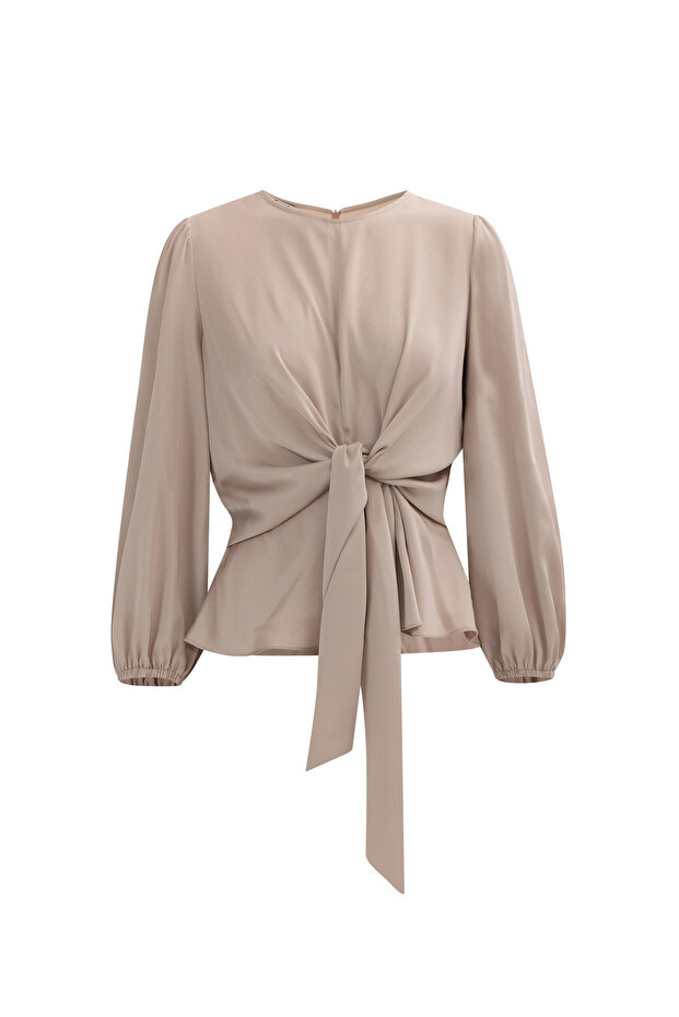 Bağlamalı Bluz - 6