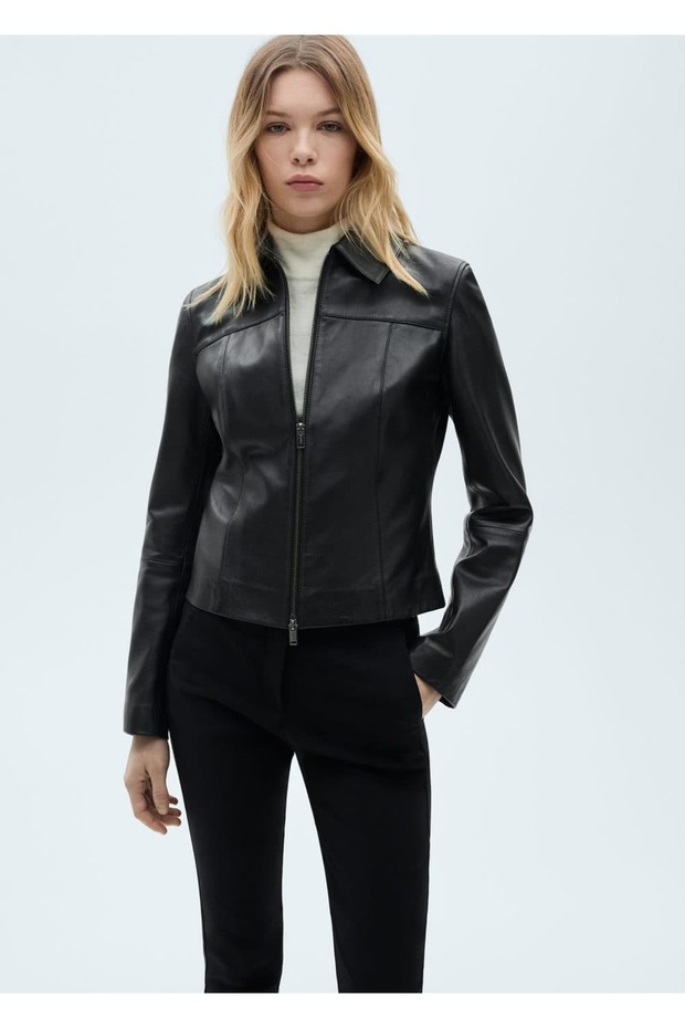 Cropped skinny pantolon - 7