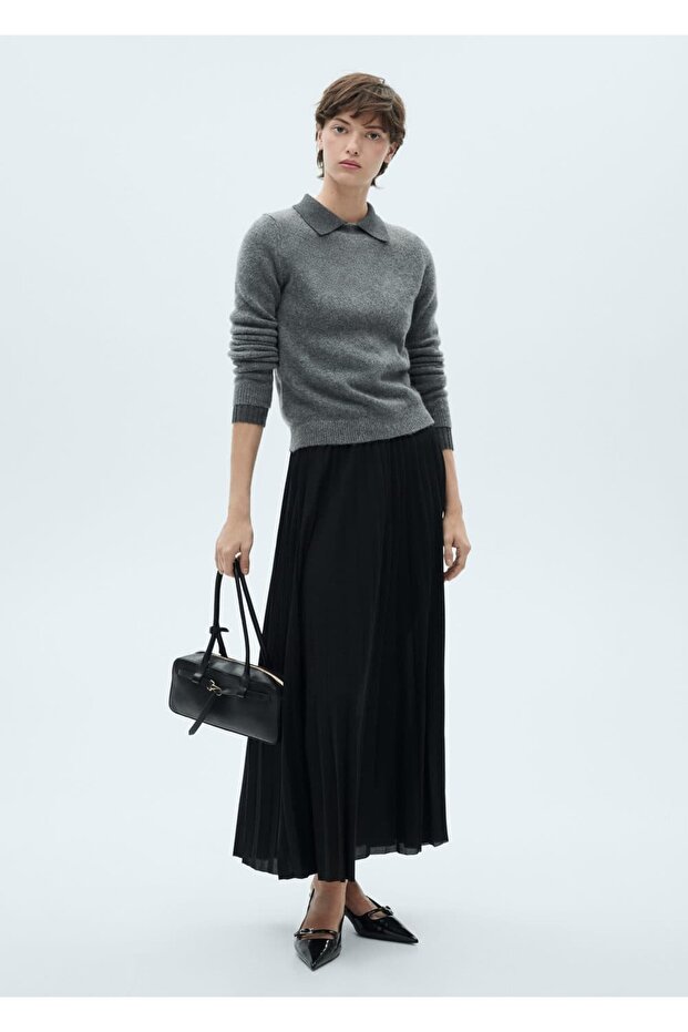 Pileli uzun etek - 2