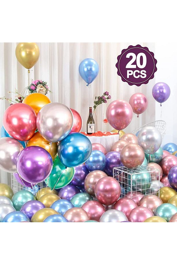 Beyaz Renk Balon 20 Adet - Kaliteli - 5