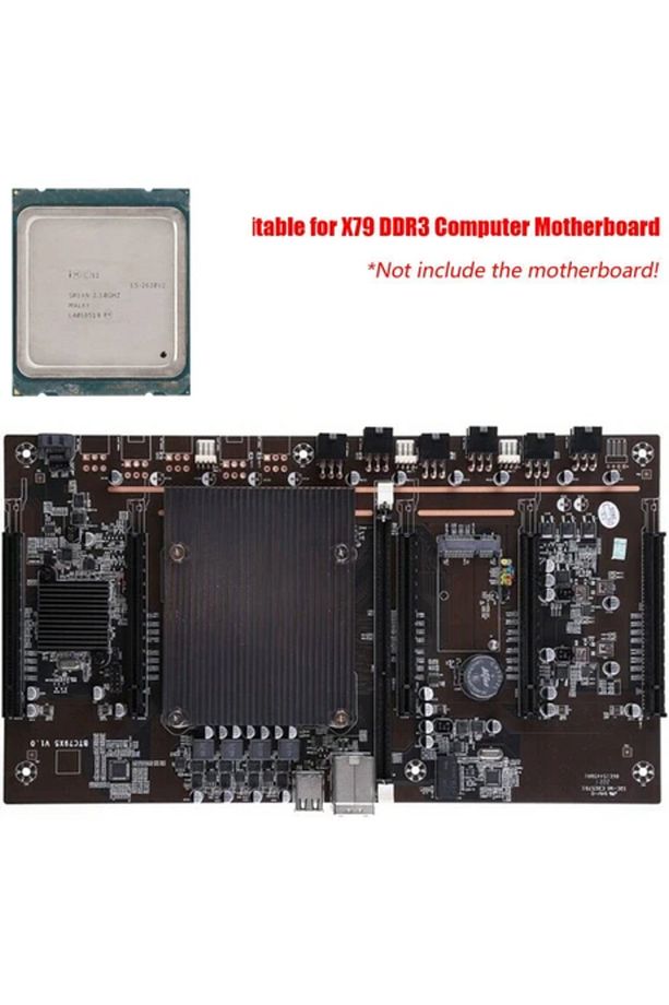 Xeon E5 2620 V2 Cpu LGA2011 Pin Işlemci Cpu X79 Btc Madencilik Anakart Için X79 Anakart Ddr3 Ram - 1