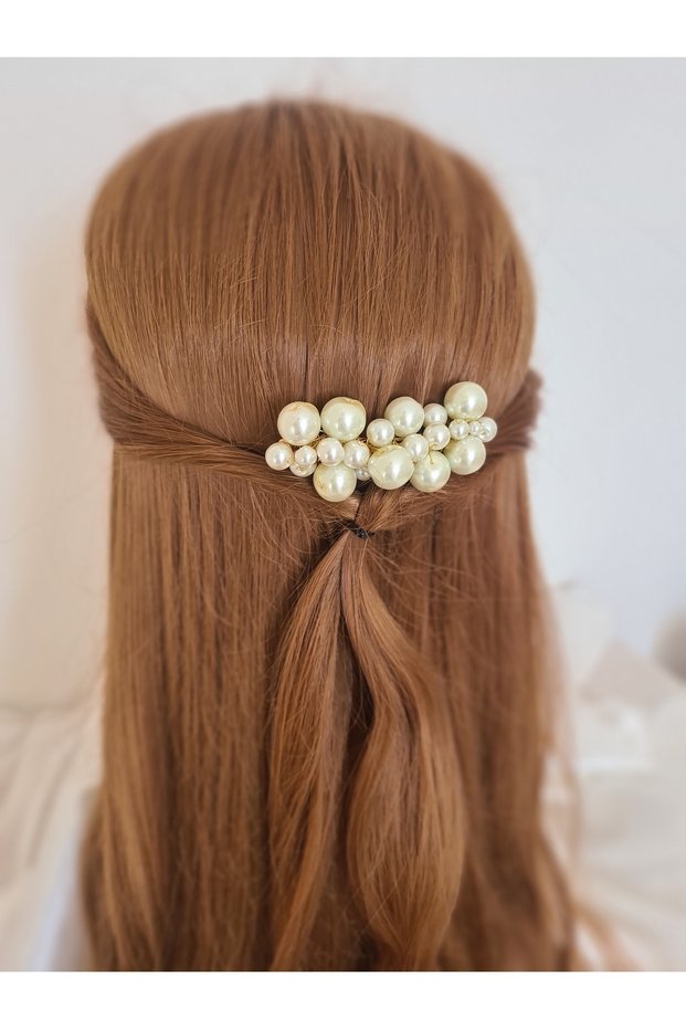 Handmade Wedding Promise Henna Wedding Bridal Hairpin and Crown Hair Design Accessory Bun Buckle M20