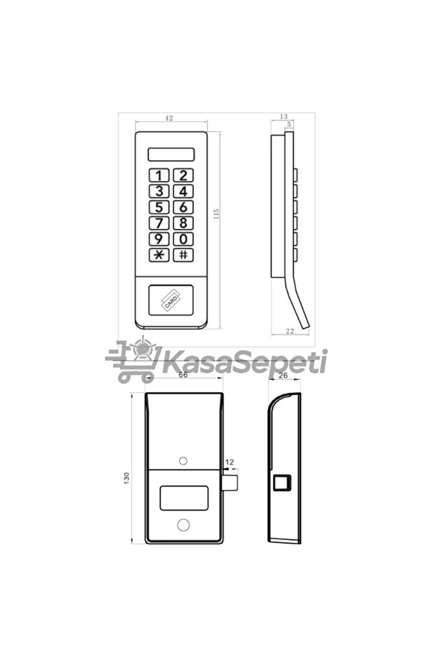 Electronic Cabinet Lock - 6