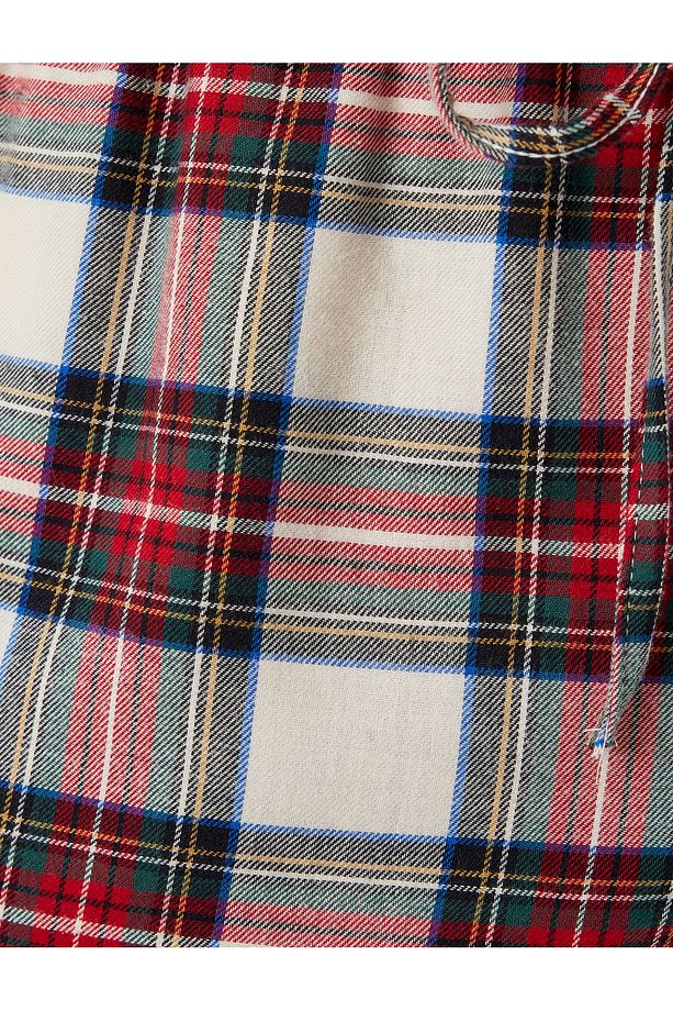 Yılbaşı Temalı Bol Kalıp Dokuma Pijama Altı - 6