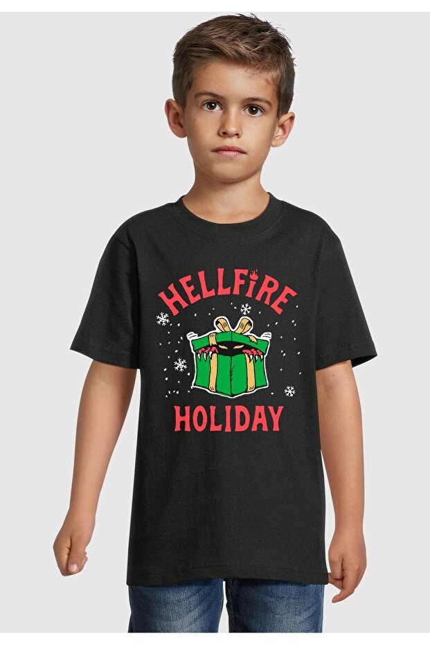 Kids Stranger Things - Hellfire Basic T-Shirt - 3