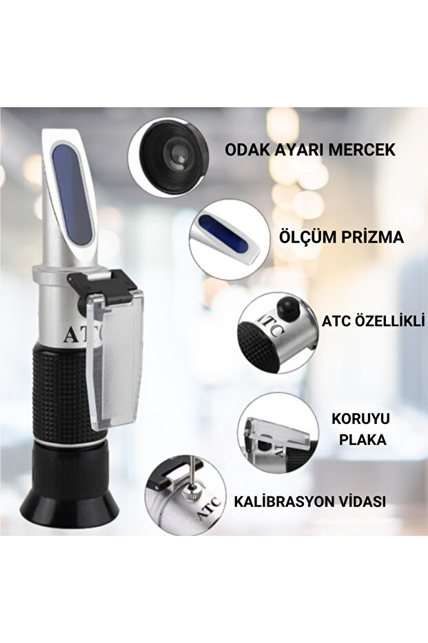 ATC 0 – 50 Brix Ölçer Refraktometre - 4