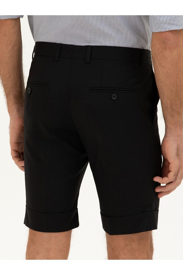 Siyah Slim Fit Şort 50223482-vr046 - 7