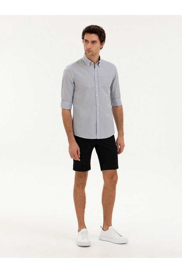 Siyah Slim Fit Şort 50223482-vr046 - 1