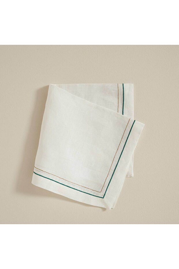 Peacock Peçete 45x45 cm Ekru - 1