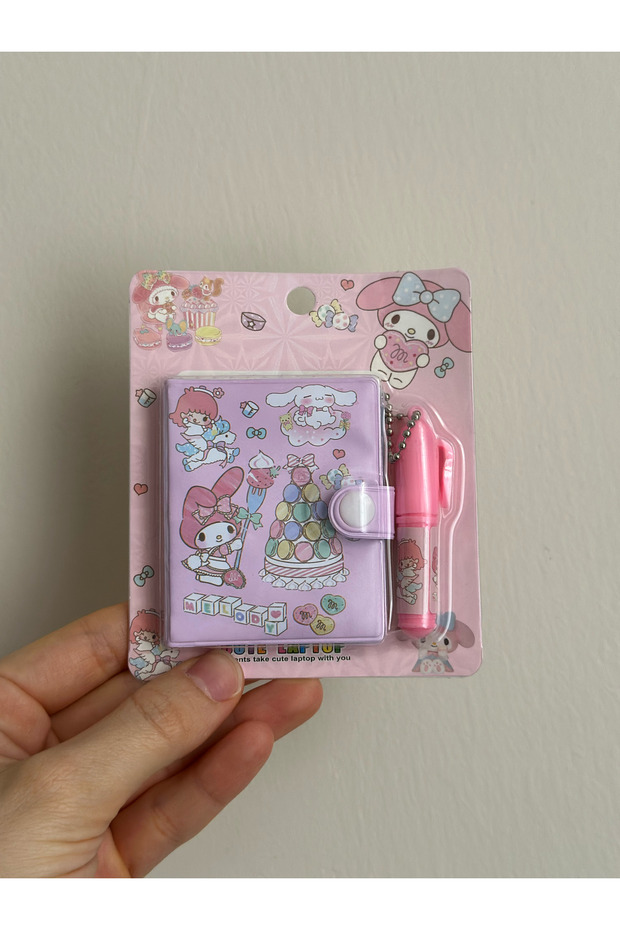 Pembe Mini Not Defteri Notebook Defter