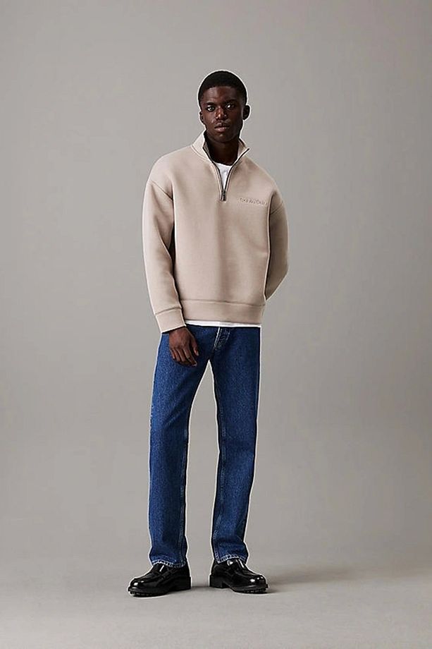 Erkek Organik Pamuklu Uzun Kollu Haki Sweatshirt K10K114271-RAJ - 2
