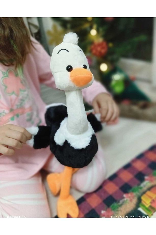 Deve Kuşu Peluş 40 Cm Sevimli Yüksek Kalite Devekuşu Peluşu Hediye Oyuncak - 1