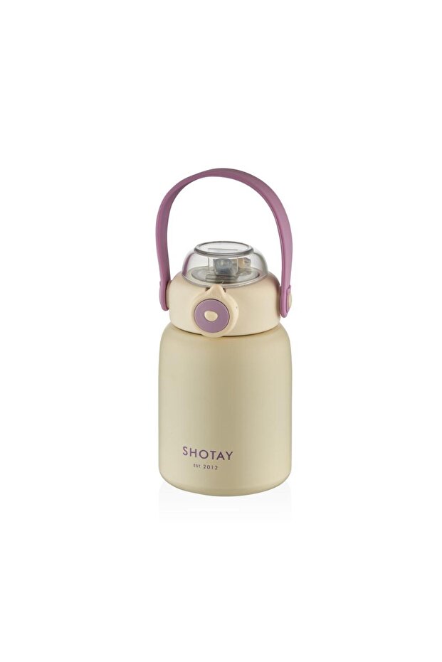 Çelik Termos Çocuk 500ml Krem - 1