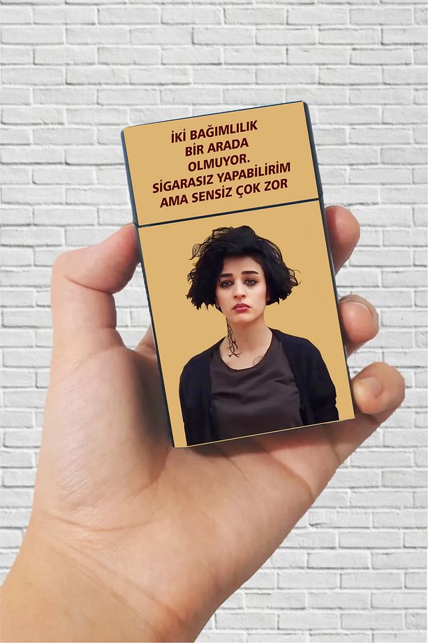 Yalan Dünya Eylem Sensizlik Çok Zor Sigara Tabakası Kutusu - 1