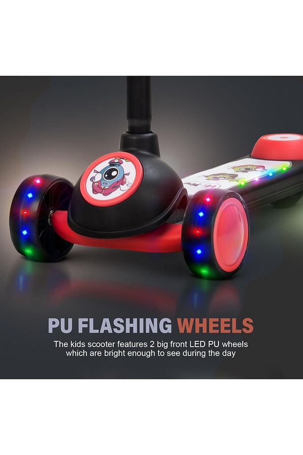 Sonic Skate Scooter, 3 Tekerlekli, Ayarlanabilir ve LED Tekerlekli - 2