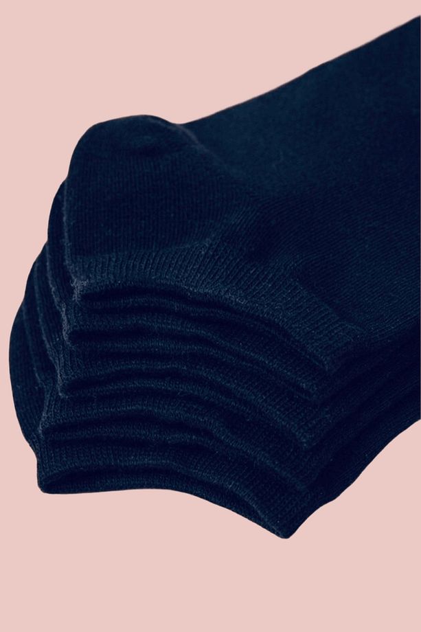 4 Al 3 Öde Fırsatı ile 5 Çift Pamuklu Görünmez Sneaker Unisex Çorap Paketi - 3