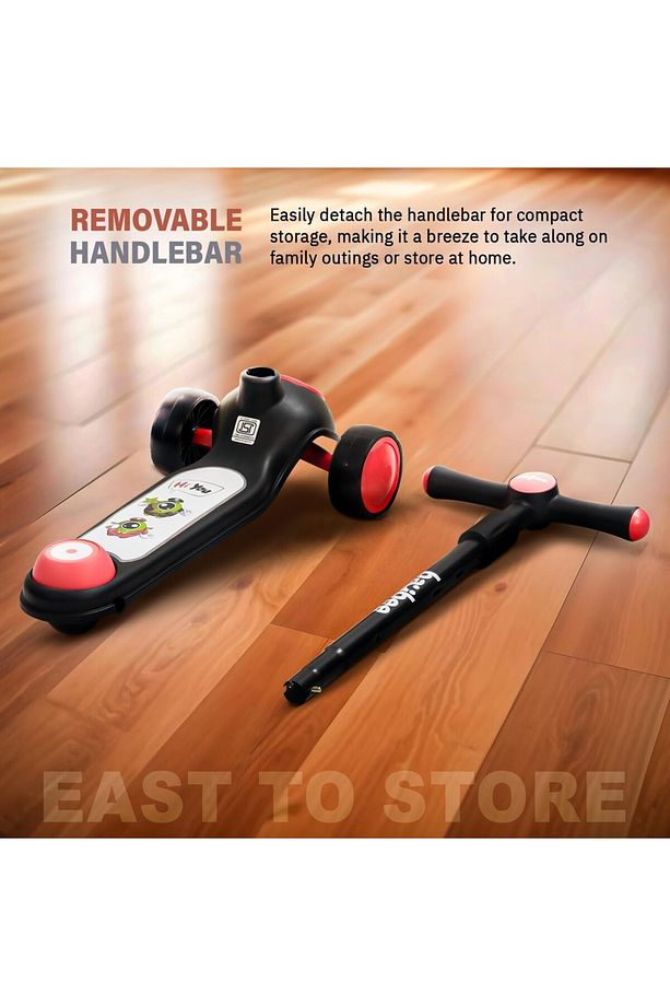 Sonic Skate Scooter, 3 Tekerlekli, Ayarlanabilir ve LED Tekerlekli - 6
