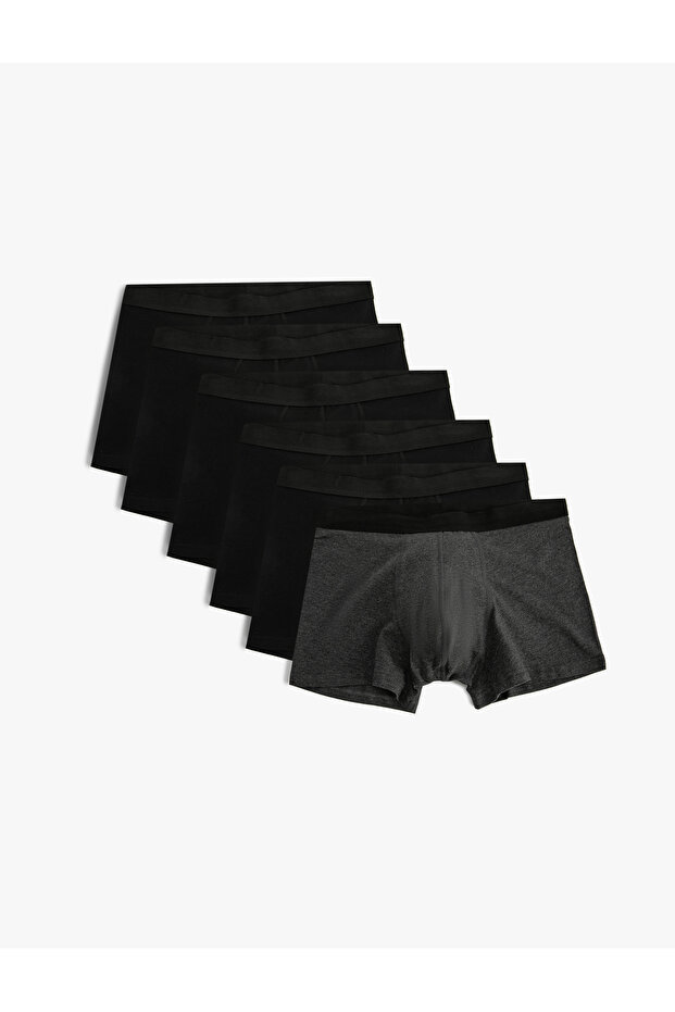 Slim Fit Pamuklu Basic Boxer Seti - 1