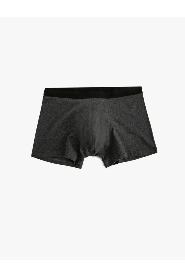 Slim Fit Pamuklu Basic Boxer Seti - 3