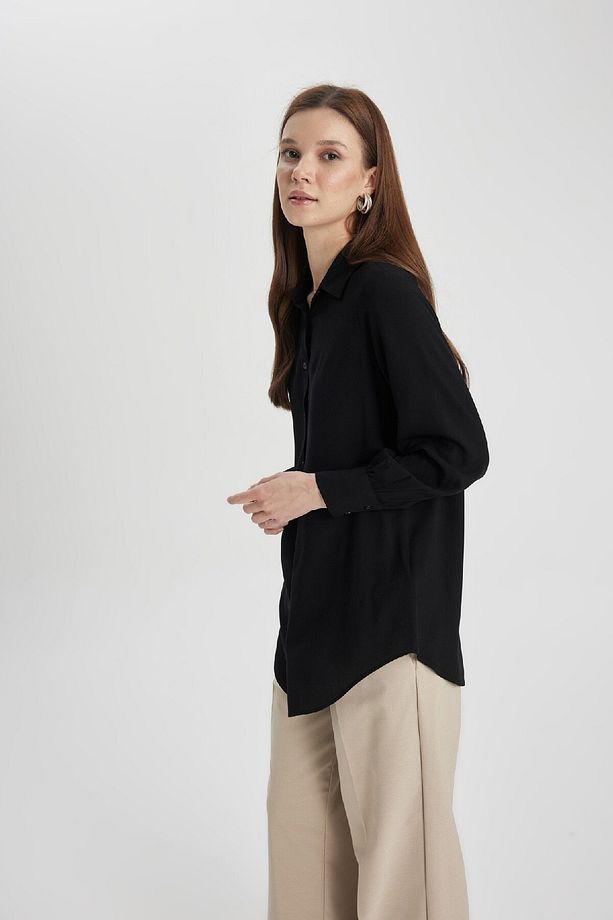 Regular Fit Uzun Kollu Gömlek Tunik Z3538az24sp - 4