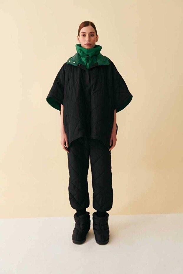 Siyah Kapitone Panço - 3