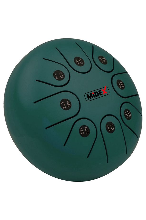 TD-68GR Çelik Dil Davul Handpan 6 İnç 8 Ton Steel Tongue Drum Full Set - 2