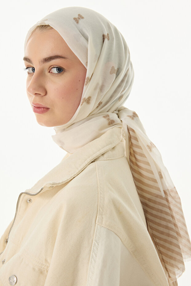 شال مزين بفيونكة - 2