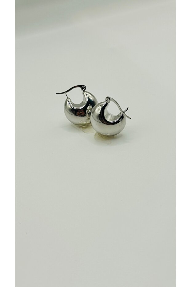 Dolgulu halka küpe - 2