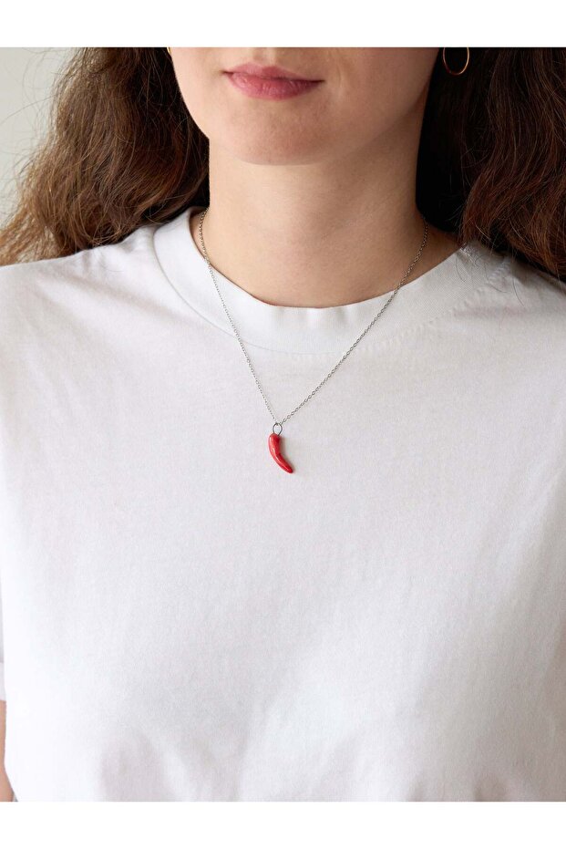 Kırmızı Biber Kolye - 3