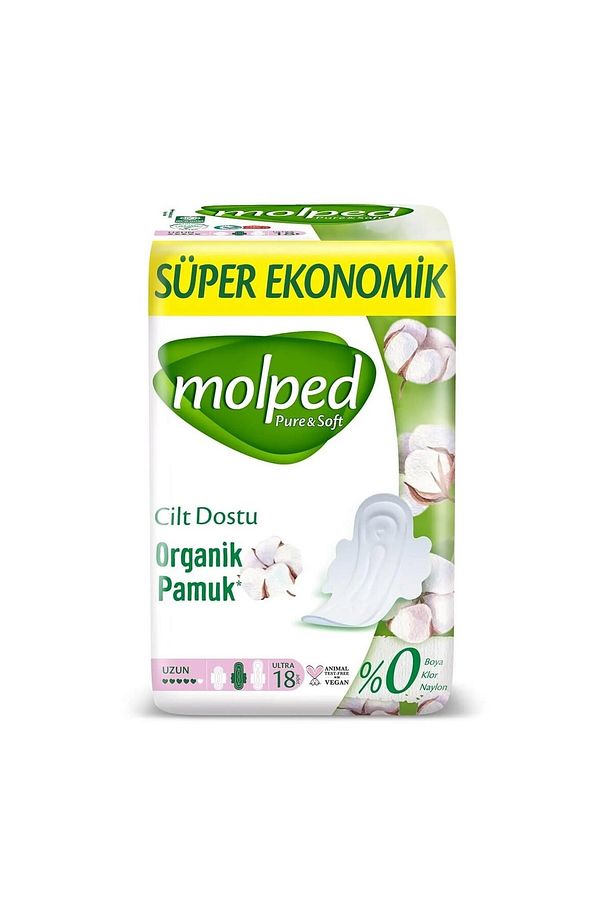 Pure & Soft Uzun Süper Ekonomik Ped 18 Li x 3 Adet - 3