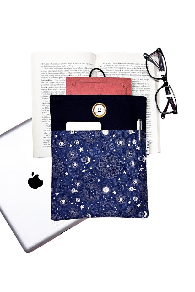 Multi-Purpose Book and Ebook Case - Celestial, Sun, Moon