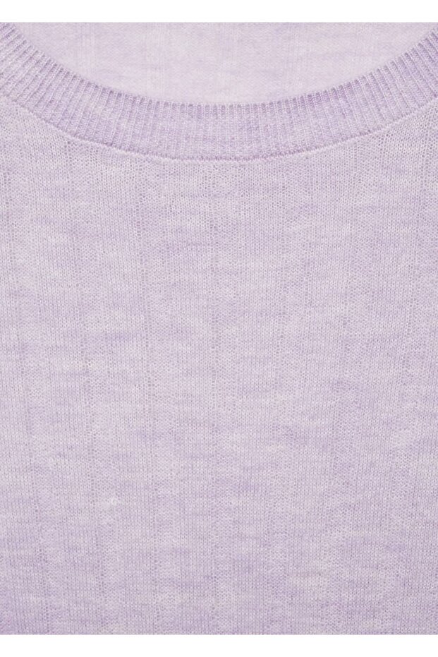 Ripppullover mit Rundhalsausschnitt - 5