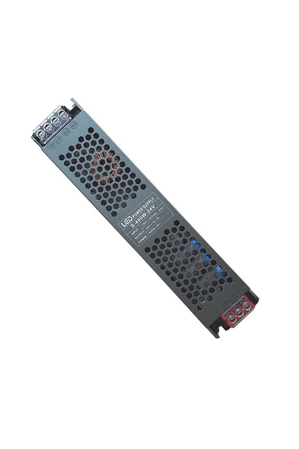 Yeni Tip Slim Trafo, Adaptör, Driver 24V 16,6 Amper 400 Watt - 1