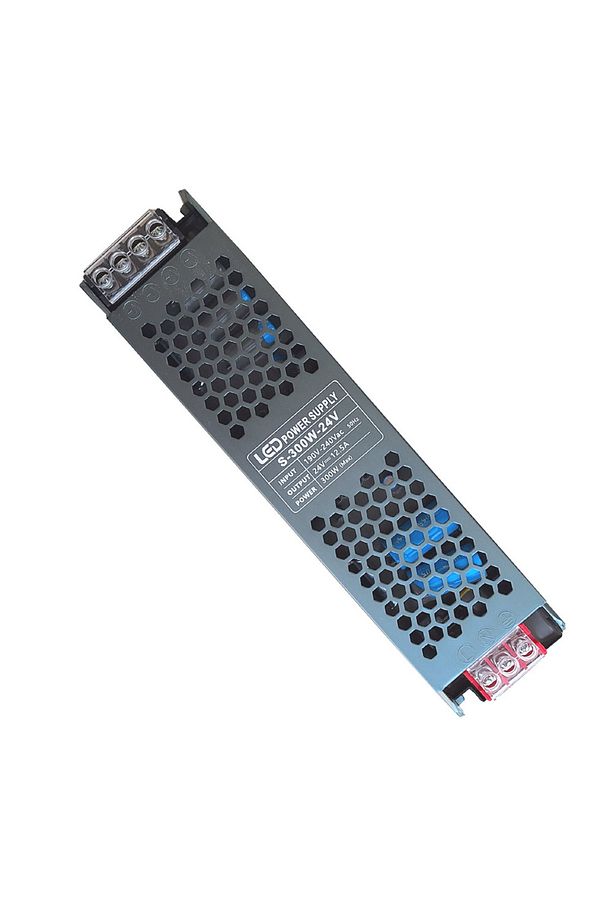 Yeni Tip Slim Trafo, Adaptör, Driver 24V 12,5 Amper 300 Watt - 1