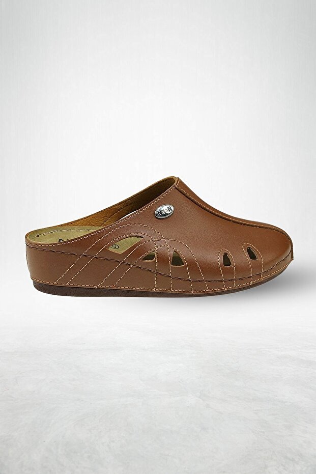 Tan Orthopedic Comfortable Daily Women's Slippers