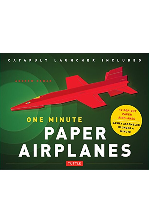 One Minute Paper Airplanes Kit 12 Popout Planes Easily Assembled In Under A Minute Paper Airplan