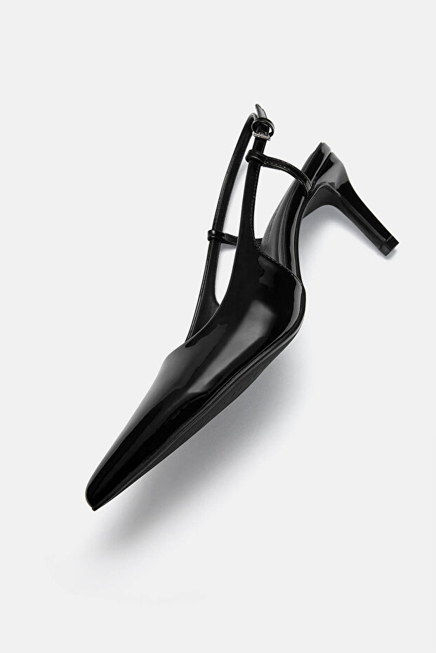 Parlak topuklu ayakkabı - 2